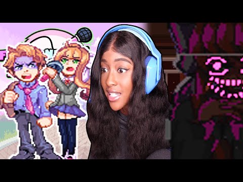 JUST MONIKA... but Senpai wants to sing too... | Friday Night Funkin [Monika Full Week]