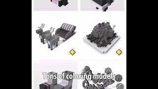 Voxel Coloring - 3D Pixel Coloring, 3D Pixel Art 2018-ad2 screenshot 2