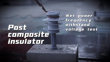 Wet power frequency withstand voltage test