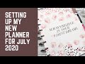 SETTING UP MY NEW WILD STYLED Classic Happy Planner For July 2020