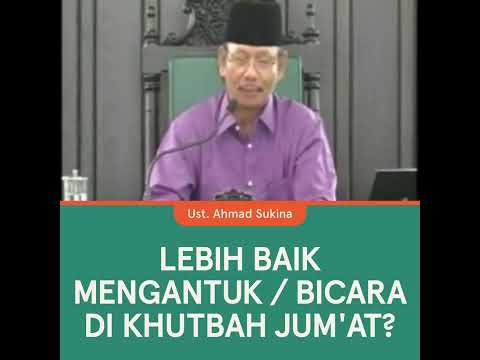 ADAB SAAT KHUTBAH JUM'AT