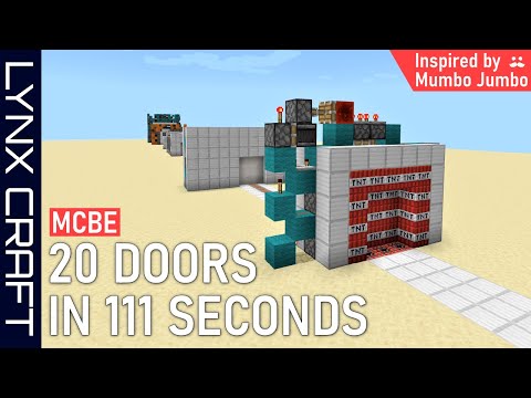 【マイクラ統合版】ガチ勢が作ったドア20選！【Mumboさんリスペクト】Inspired by Mumbo Jumbo