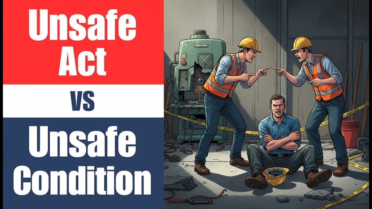 Unsafe Act vs Unsafe Condition: The Real Cause of Accidents - YouTube