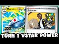 Turn 1 magnezone vstar power with this crazy salvatore combo