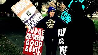 Why did Westboro Baptist Church protest University of Wisconsin?