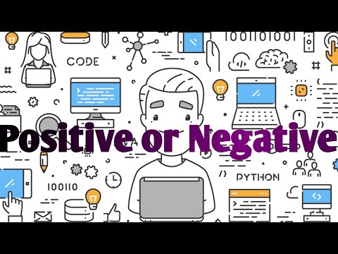 write a program to Check if a number is positive or negative using Java