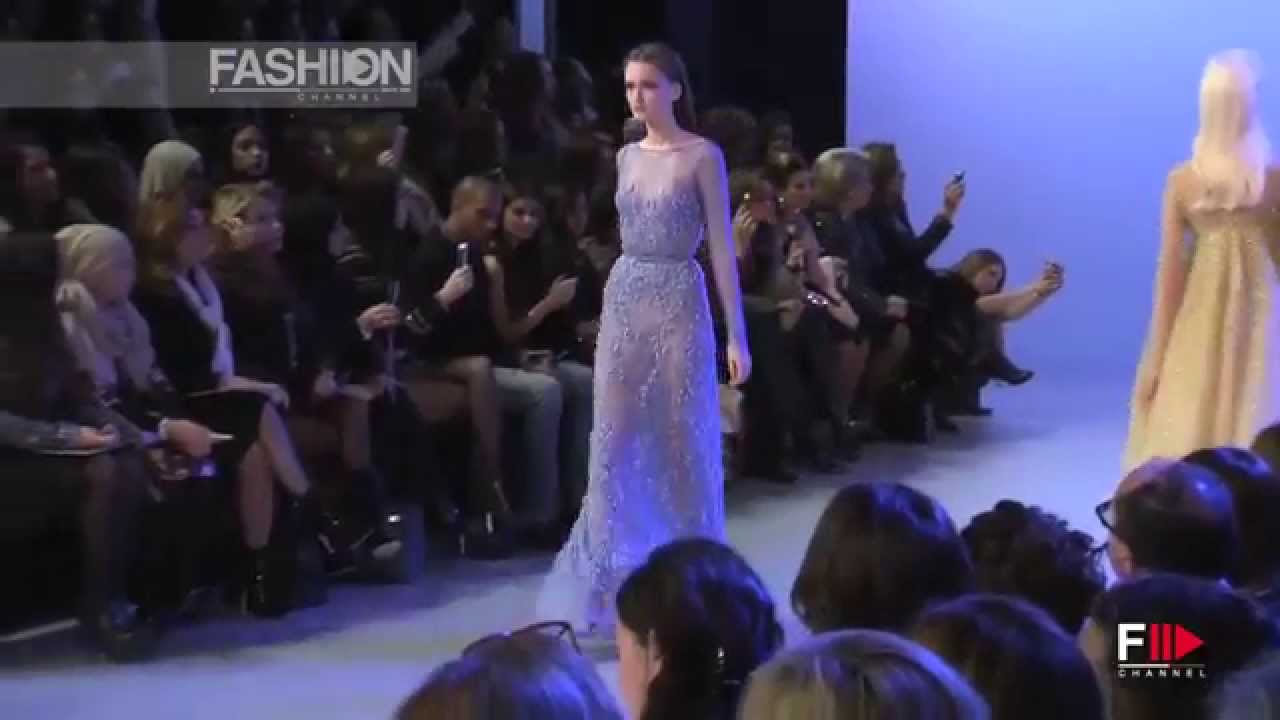 ELIE SAAB Full Show Spring Summer 2014 Haute Couture Paris by Fashion  Channel 