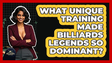 What Unique Training Made Billiards Legends So Dominant? - Billiards Hustlers