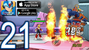 MEGAMAN X DiVE Mobile iOS Android Walkthrough - Part 21 - Jakob Orbital Elevator (Challenge)