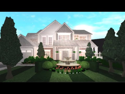 BLOXBURG| family suburban house exterior only (37k) - YouTube