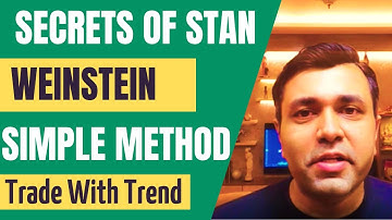 STAN WEINSTEIN Trading Method (WEEKLY TIME Frame Strategy) 🔥