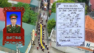 Lê Tang Cụ  Chu TIết Quý thôn Trung Hà ( phần 1)