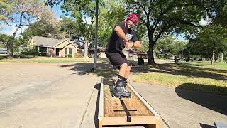 How to grind on aggressive inline skates part 1