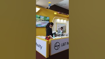 Exhibition stall design and installation for L&T Realty at The Realty Investment Expo 2023