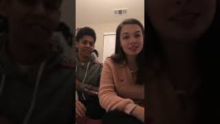 Isabella Gomez with Rhenzy Feliz live Instagram stream January 3 2019