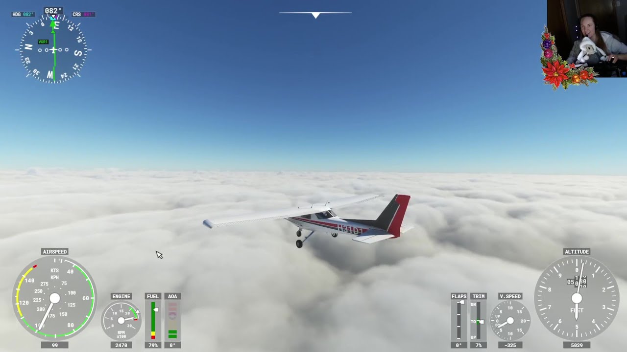 VATSIM IFR XC + Proper Commercial Maneuver Practice Let's Go Fly A