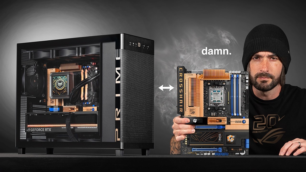 Copper Insanity: This PC build is like no other... | ROG crosshair 2006