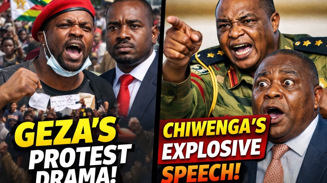 Blessed Geza's Protest Update & Chiwenga's SCATHING Mutare SPEECH that Left Zvigananda Stunned!