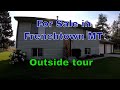 SOLD! House with 2 car garage for sale in Frenchtown Montana. Outside tour.