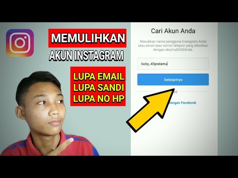 CARA MEMULIHKAN AKUN INSTAGRAM YANG LUPA KATA SANDI 2020