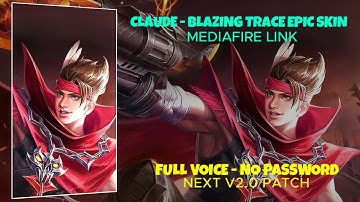 Claude - Blazing Trace Epic Skin Script | Next v2 Patch | ABC Files