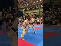 1/4 -70kg Callum Chapman (GBR, aka) - Ashley Bolt (GBR). The 47th Kyokushin Karate British Open 2025