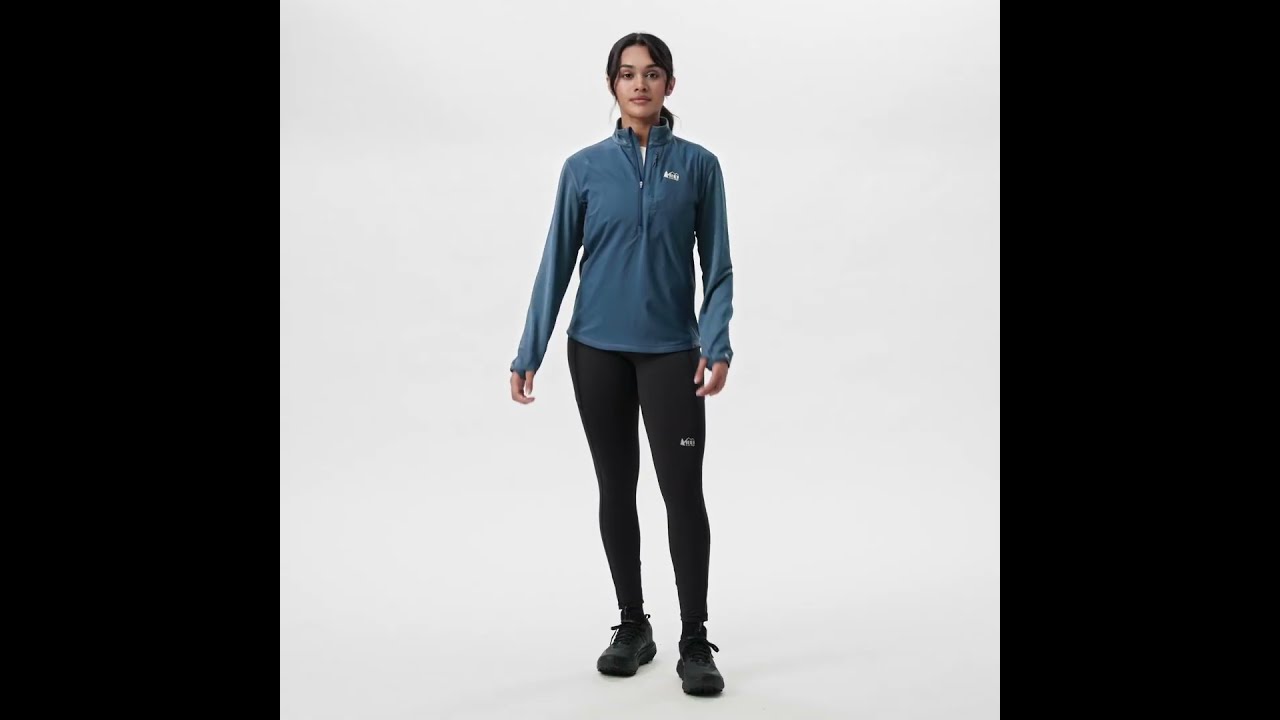 Preview of REI Co-op Swiftland Thermal Running Half-Zip - Women's Video