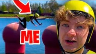 Surviving The Total Wipeout Challenge... #dreamsmp #TommyInnit #dreamteam