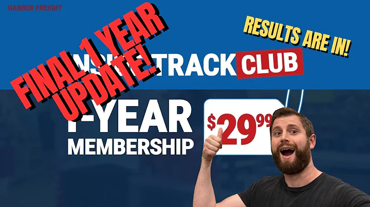 FINAL 1 YEAR UPDATE! Harbor Freight Inside Track Club + Credit Card | Trying it for a FULL YEAR  4/4