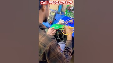AC repairing training institute course PCB testing karte hue student practical class join now course