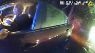 Bodycam: Georgia police officer rescues 2 people from rising water