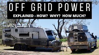 'OFF GRID POWER' IN A CARAVAN  WE EXPLAIN IT!! How?? Why?? How much?? & YOU CAN WIN A FRIDGE!!!