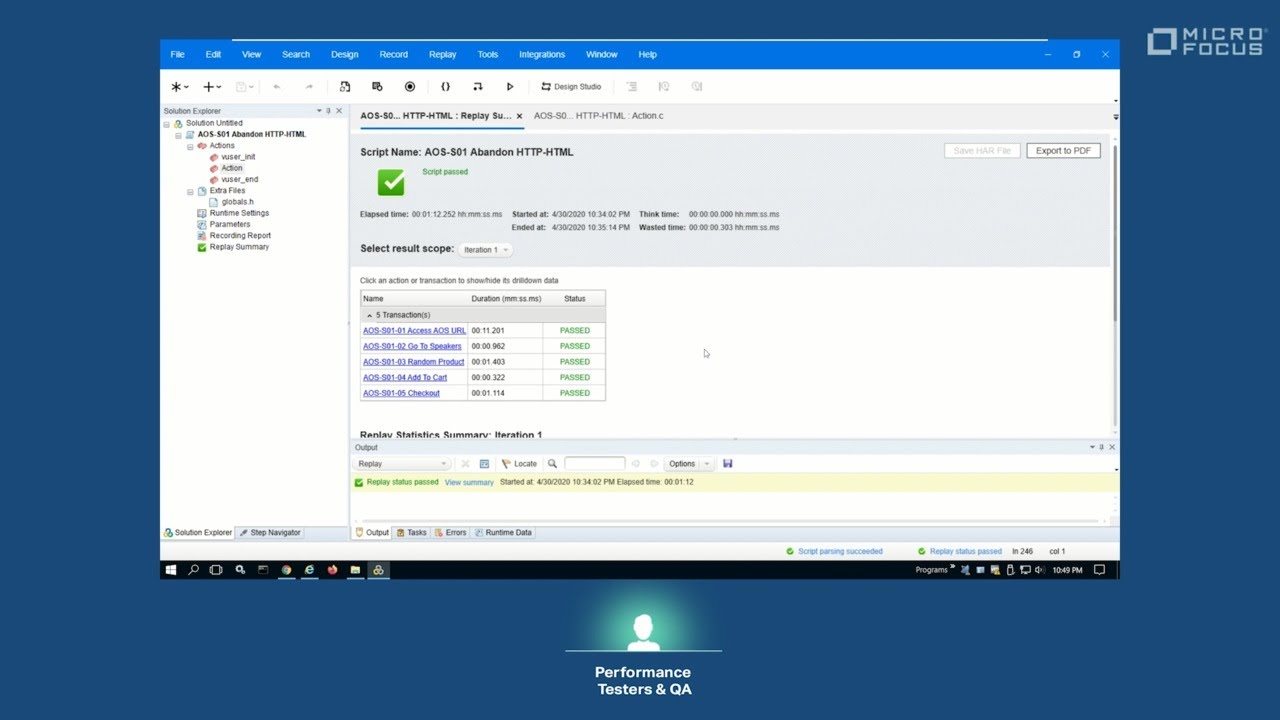 Running the Same Script in Any LoadRunner Product - YouTube