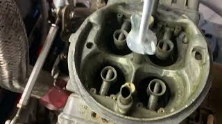 Replaced power valves with plugs to clean up the fuel mix