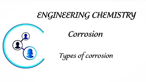 Part 4  | Types of corrosion | Engg | Chemistry | Module 2