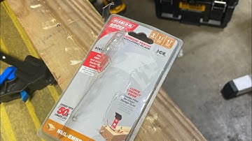 @DiabloTools  Amped Demo Demon nail embedded wood multi tool blade Vs. Well known German blade?