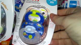Checking out the pacifiers at Walmart for my reborn babies & Baby Alive dolls