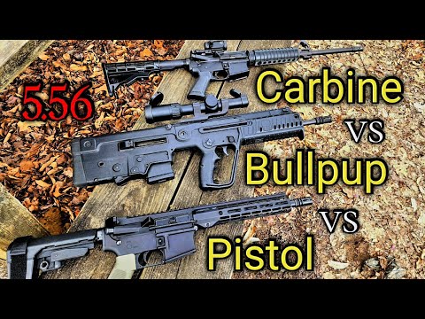 Bullpup vs AR Pistol & Carbine Review & Shoot - IWI Tavor 5.56