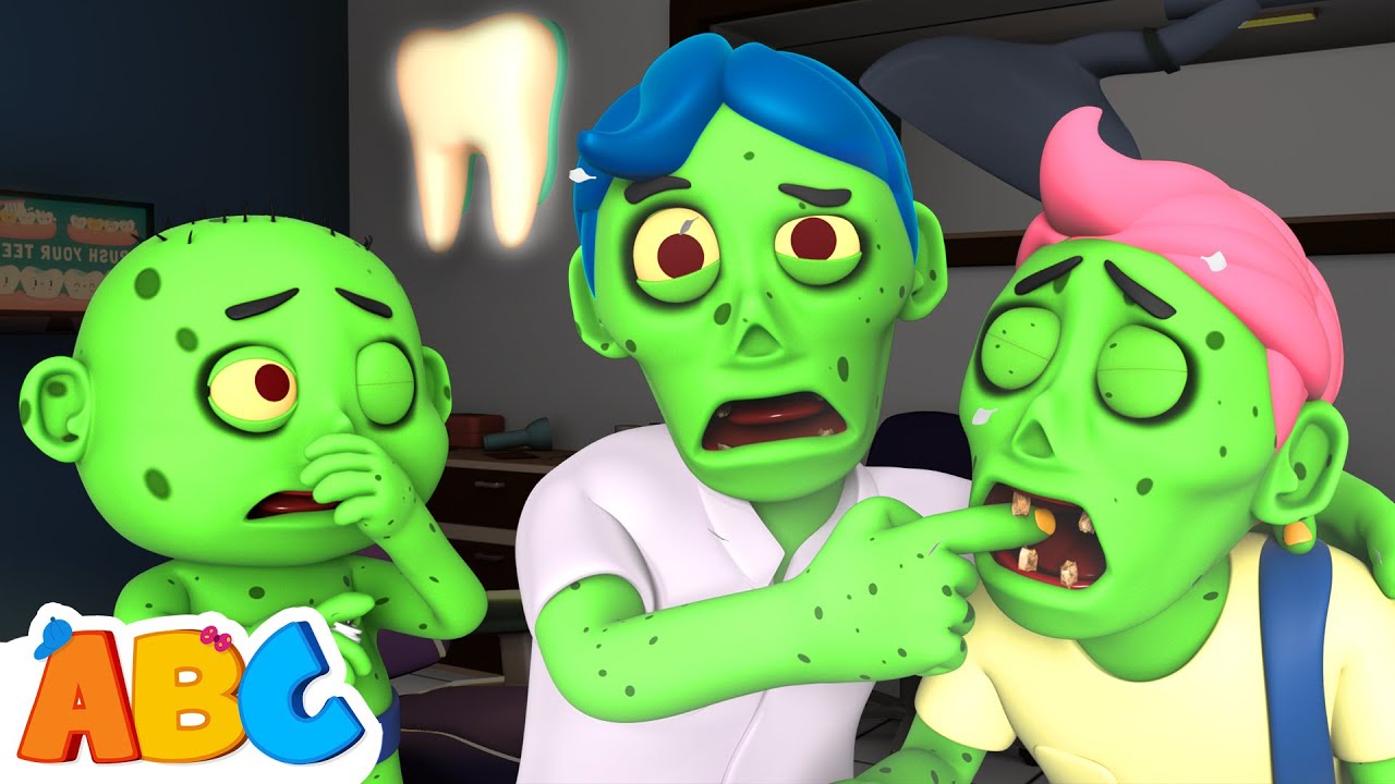 🦷 Zombie Family Visits the Dentist | Spooky Halloween Songs By All Babies Channel