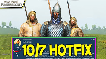 MODDING TOOLS CHANGES in New 1.5.2 Hotfix EXPLAINED! - Mount & Blade II: Bannerlord