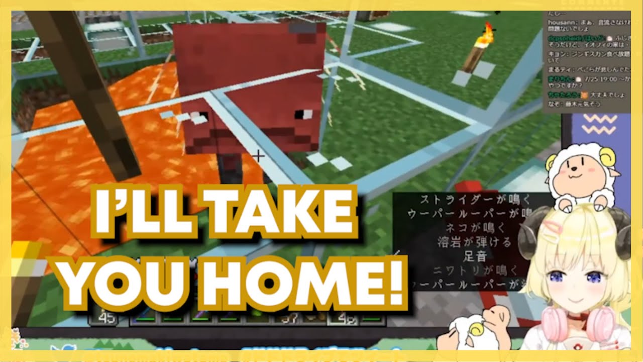 Watame adopts abandoned Fujiki [Hololive/EngSub]