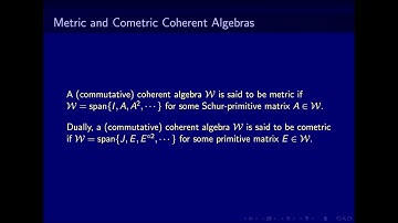 Duality in Coherent Algebras