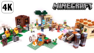 【3SET】マインクラフト ピリジャー部隊 21159 /  タイガの冒険 21162 /  イリジャーの襲撃  21160 / LEGO Minecraft  Speed Build