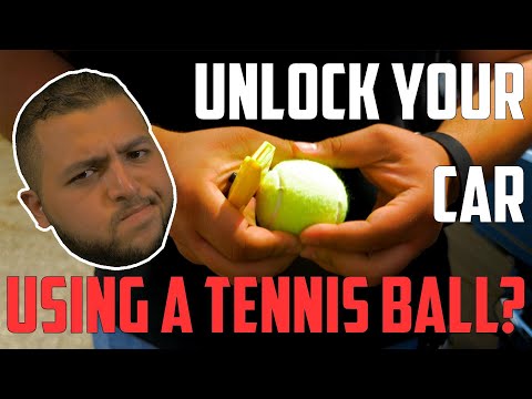 Unlock Your Door Using A Tennis Ball | Car Hacks