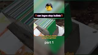 🧱can legos stop bullets part 1🧱#demolitionranch#bullets#weapons#firearmsafety#youtubeshorts