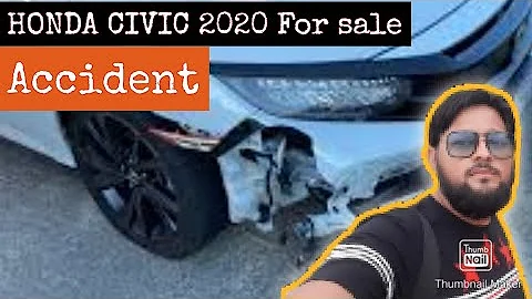 Honda Civic Accident Car For Sale ہونڈا سویک ایکسیڈنٹ کار برائے فروخت 