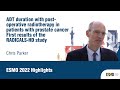 #ESMO22 Highlights on ADT duration with post-operative radiotherapy in prostate cancer: RADICALS-HD