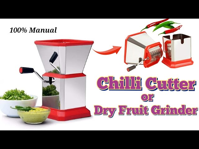 Stainless Steel Chilly and Dry Fruit Cutter Super Chilly Cutter Vegetables