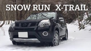 【 雪山で限界まで走るエクストレイル T31 Snow RUN  NISSAN   X-TRAIL 】