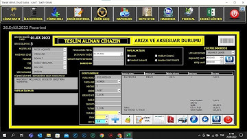 TEKNİK SERVİS PROGRAMI